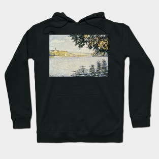 View of the Seine at Herblay by Paul Signac Hoodie